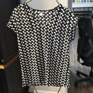 Halogen cap sleeve blouse size M